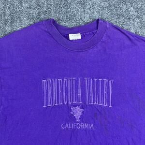 SBSP T-Shirt Mens XL Purple Temecula Valley California Vintage USA Tourist Tee